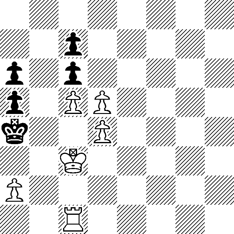 8/2p5/p1p5/p1PP4/k2P4/2K5/P7/2R5