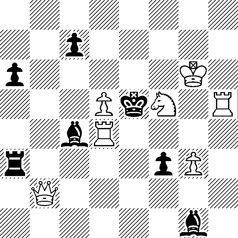 8/2p5/p5K1/3PkN1R/2bR4/r4pP1/1Q6/6b1