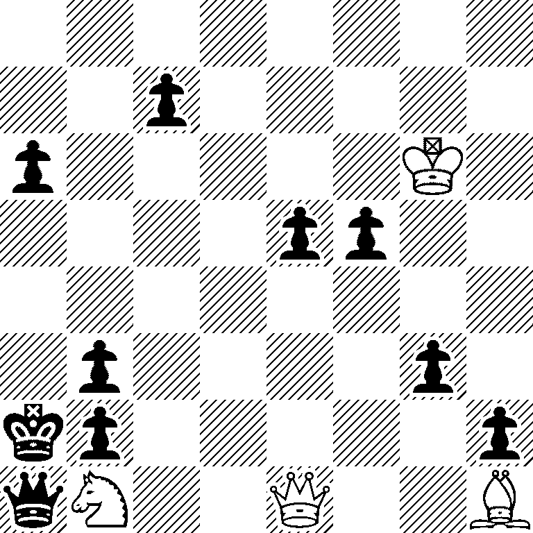 8/2p5/p5K1/4pp2/8/1p4p1/kp5p/qN2Q2B