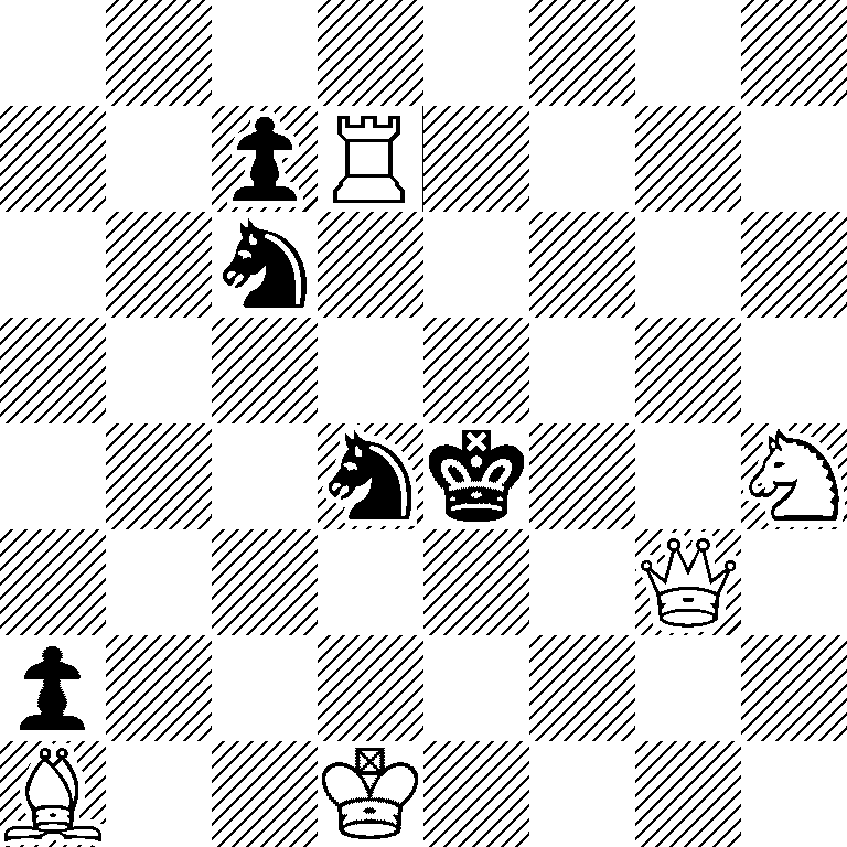8/2pR4/2n5/8/3nk2N/6Q1/p7/B2K4
