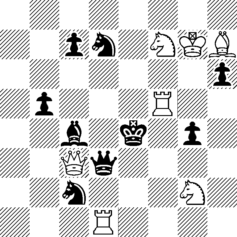 8/2pn1NKB/7p/1p3R2/2b1k1p1/2Qq4/2n3N1/3R4
