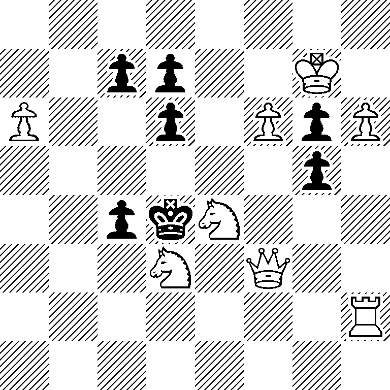 8/2pp2K1/P2p1PpP/6p1/2pkN3/3N1Q2/7R/8
