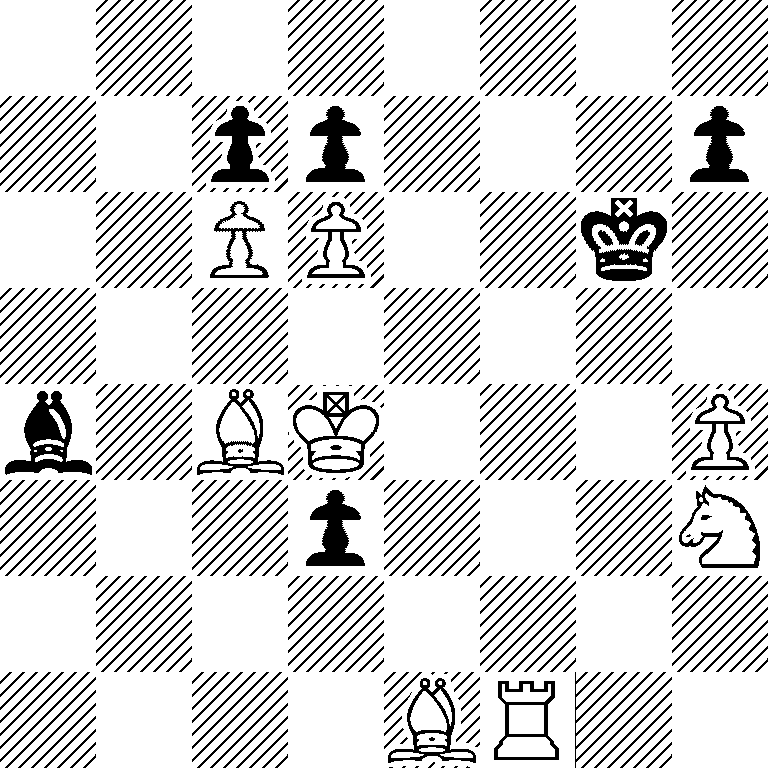 8/2pp3p/2PP2k1/8/b1BK3P/3p3N/8/4BR2