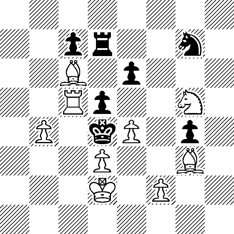 8/2pr2n1/2B1p3/2Rp2N1/1P1kP1p1/3P2B1/3K1P2/8