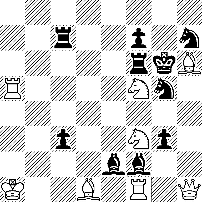 8/2r2p1n/5rkB/R4Nn1/8/2p2Np1/4bb2/K2B1R1Q