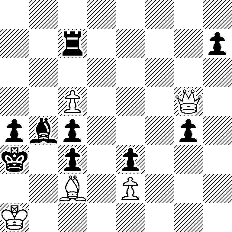 8/2r4p/8/2P3Q1/pbp3p1/k1p1p3/2B1P3/K7