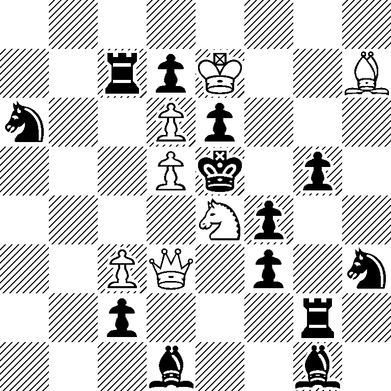 8/2rpK2B/n2Pp3/3Pk1p1/4Np2/2PQ1p1n/2p3r1/3b2b1