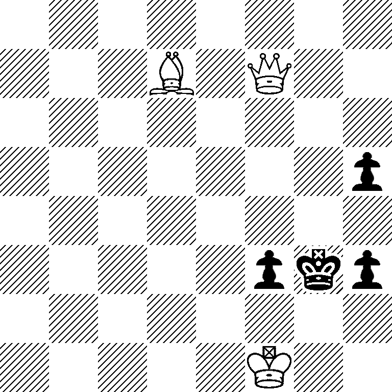 8/3B1Q2/8/7p/8/5pkp/8/5K2