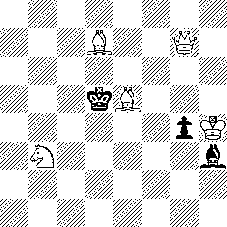 8/3B2Q1/8/3kB3/6pK/1N5b/8/8