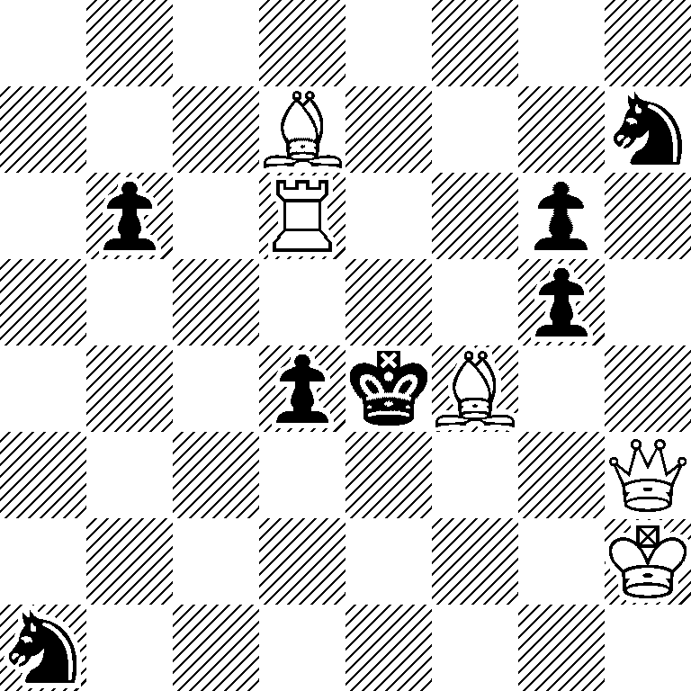8/3B3n/1p1R2p1/6p1/3pkB2/7Q/7K/n7