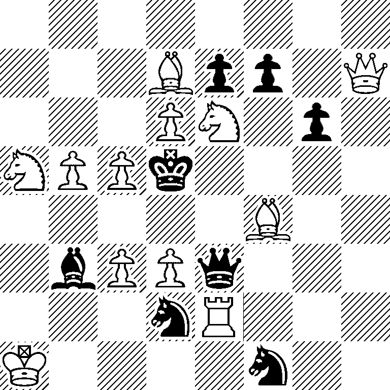 8/3Bpp1Q/3PN1p1/NPPk4/5B2/1bPPq3/3nR3/K4n2