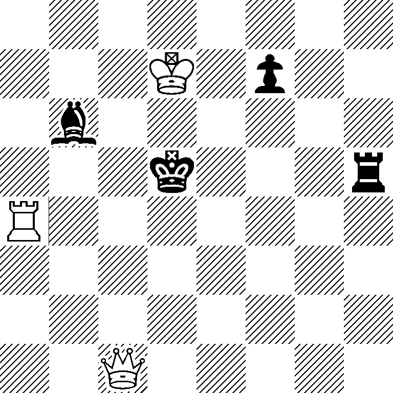 8/3K1p2/1b6/3k3r/R7/8/8/2Q5
