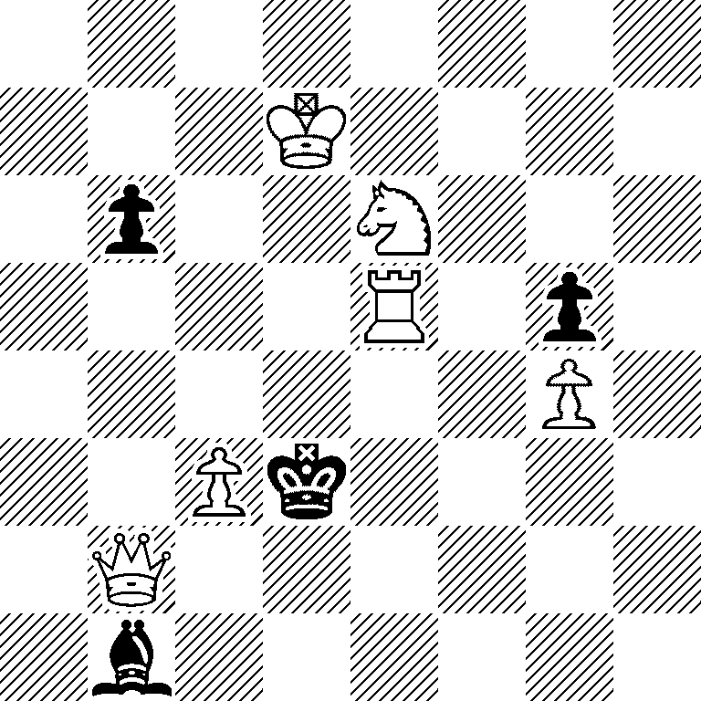 8/3K4/1p2N3/4R1p1/6P1/2Pk4/1Q6/1b6