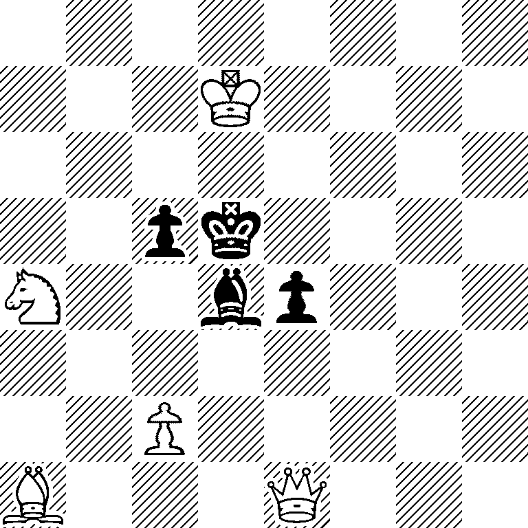 8/3K4/8/2pk4/N2bp3/8/2P5/B3Q3