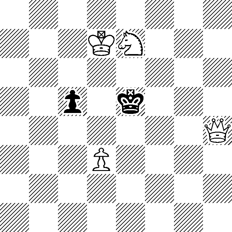 8/3KN3/8/2p1k3/7Q/3P4/8/8