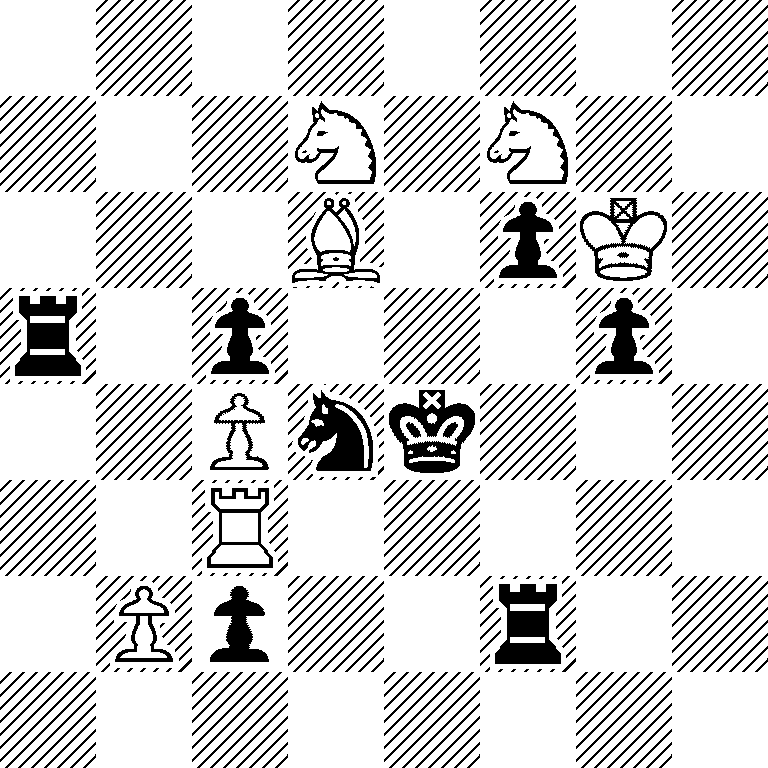 8/3N1N2/3B1pK1/r1p3p1/2Pnk3/2R5/1Pp2r2/8