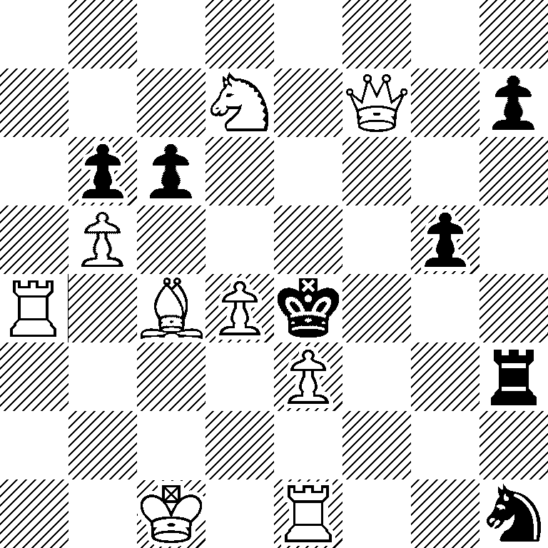 8/3N1Q1p/1pp5/1P4p1/R1BPk3/4P2r/8/2K1R2n