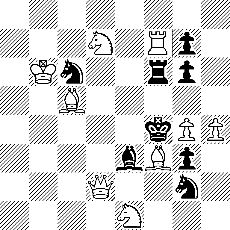 8/3N1Rp1/1Kn2rp1/2B5/5kPP/4bBp1/3Q2n1/4N3