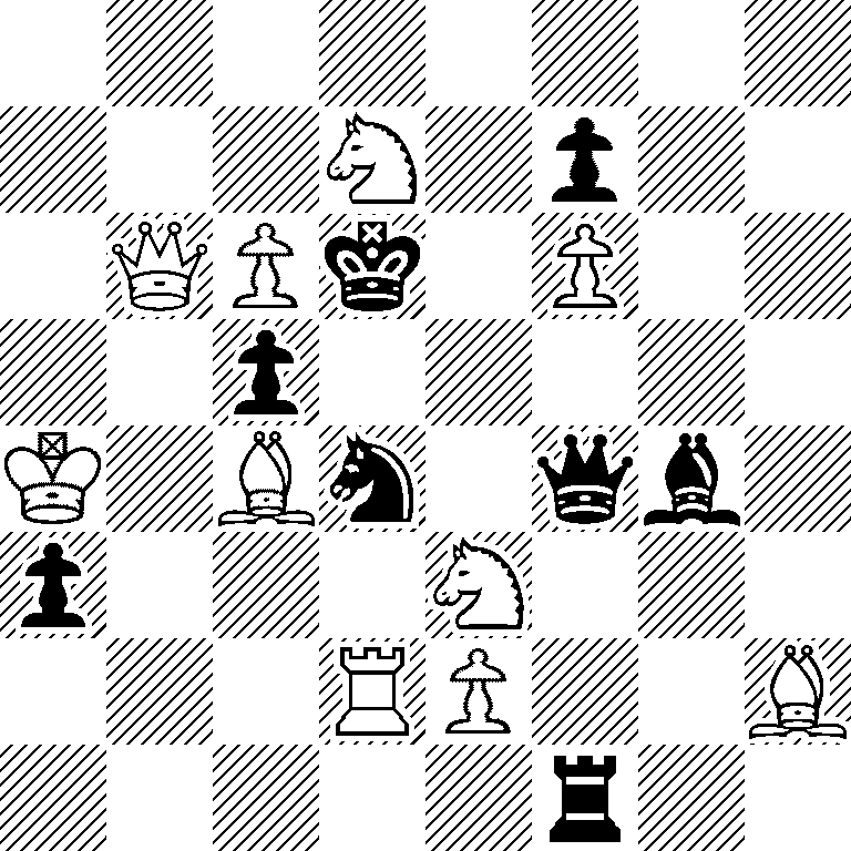 8/3N1p2/1QPk1P2/2p5/K1Bn1qb1/p3N3/3RP2B/5r2