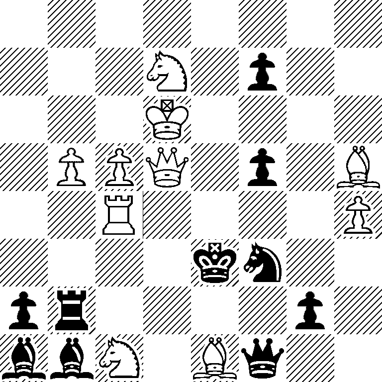 8/3N1p2/3K4/1PPQ1p1B/2R4P/4kn2/pr4p1/bbN1Bq2
