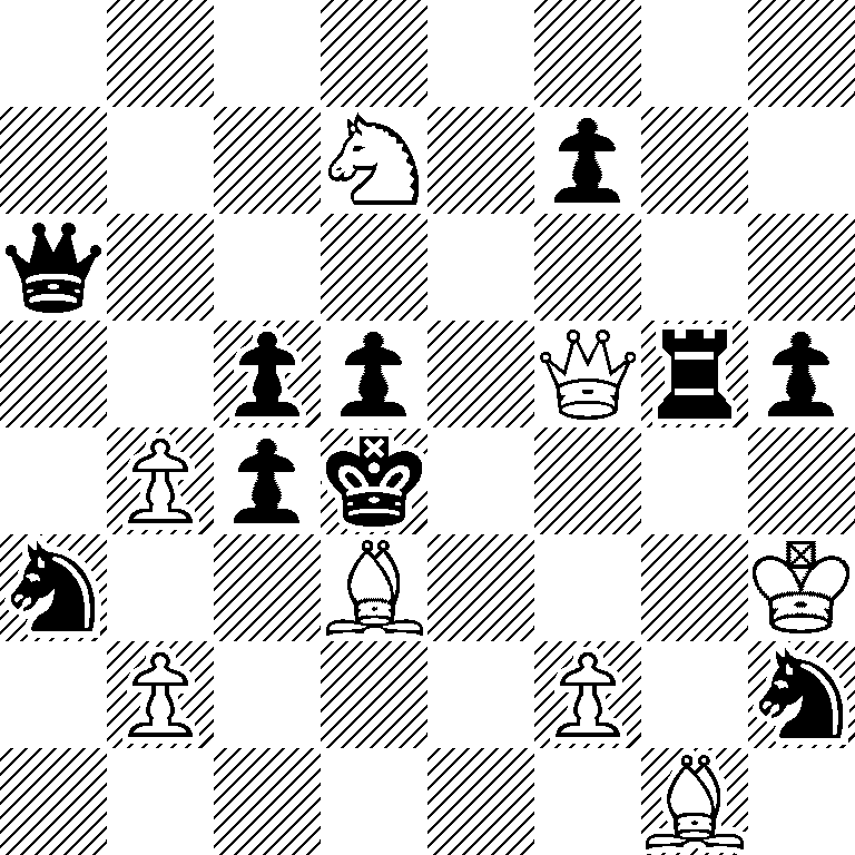 8/3N1p2/q7/2pp1Qrp/1Ppk4/n2B3K/1P3P1n/6B1