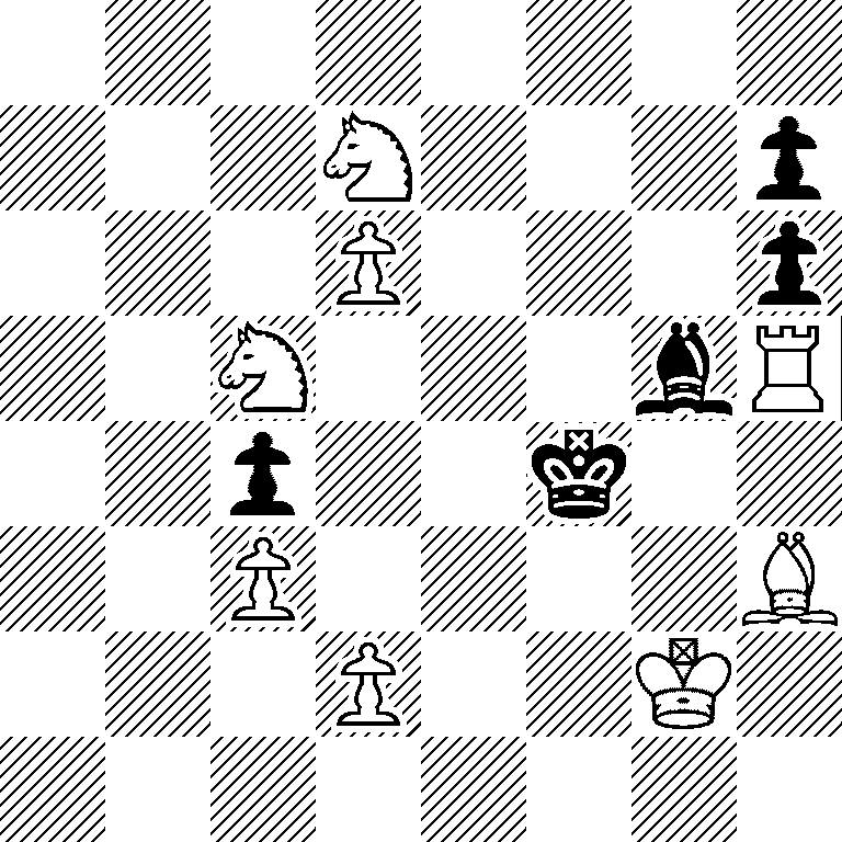 8/3N3p/3P3p/2N3bR/2p2k2/2P4B/3P2K1/8