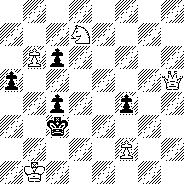 8/3N4/1Pp5/p6Q/2p2p2/2k5/5P2/1K6