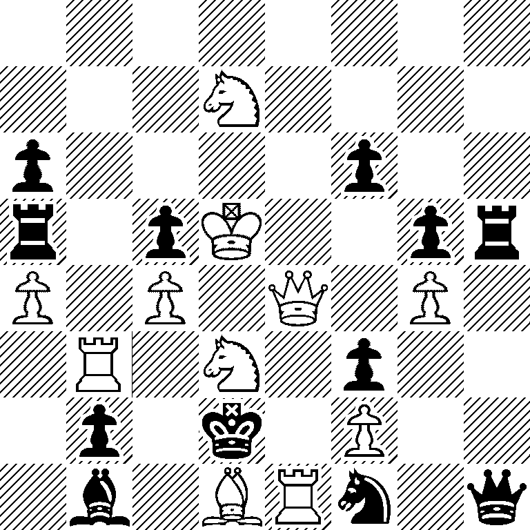 8/3N4/p4p2/r1pK2pr/P1P1Q1P1/1R1N1p2/1p1k1P2/1b1BRn1q