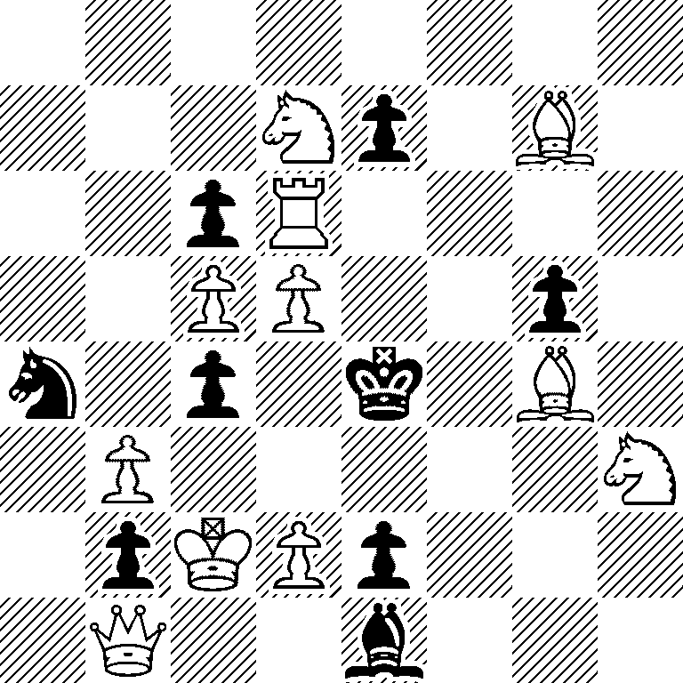 8/3Np1B1/2pR4/2PP2p1/n1p1k1B1/1P5N/1pKPp3/1Q2b3