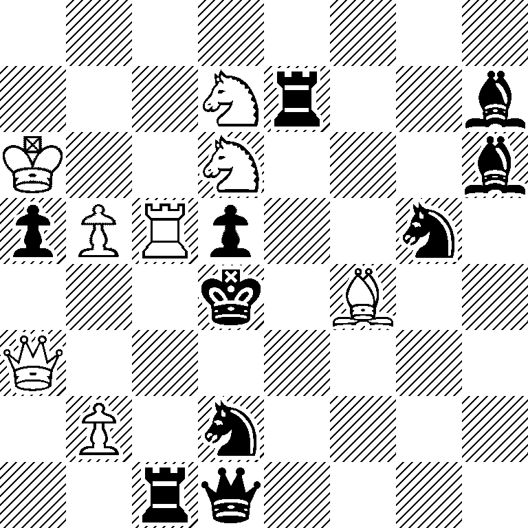8/3Nr2b/K2N3b/pPRp2n1/3k1B2/Q7/1P1n4/2rq4