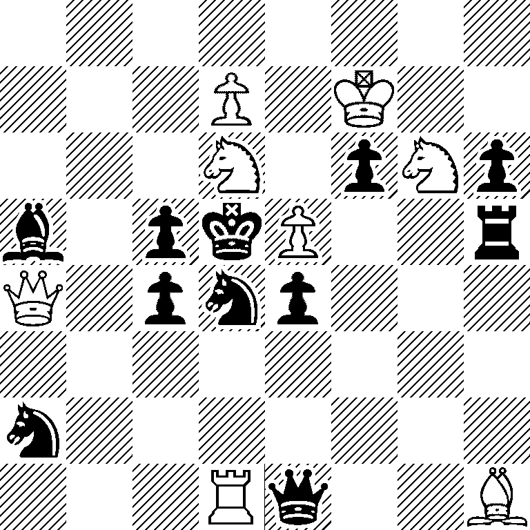 8/3P1K2/3N1pNp/b1pkP2r/Q1pnp3/8/n7/3Rq2B