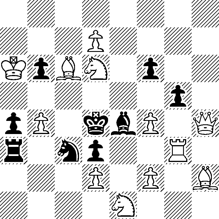 8/3P4/KpBN1p2/6p1/pP1kbP1Q/r1np2R1/3P1P1B/4N3