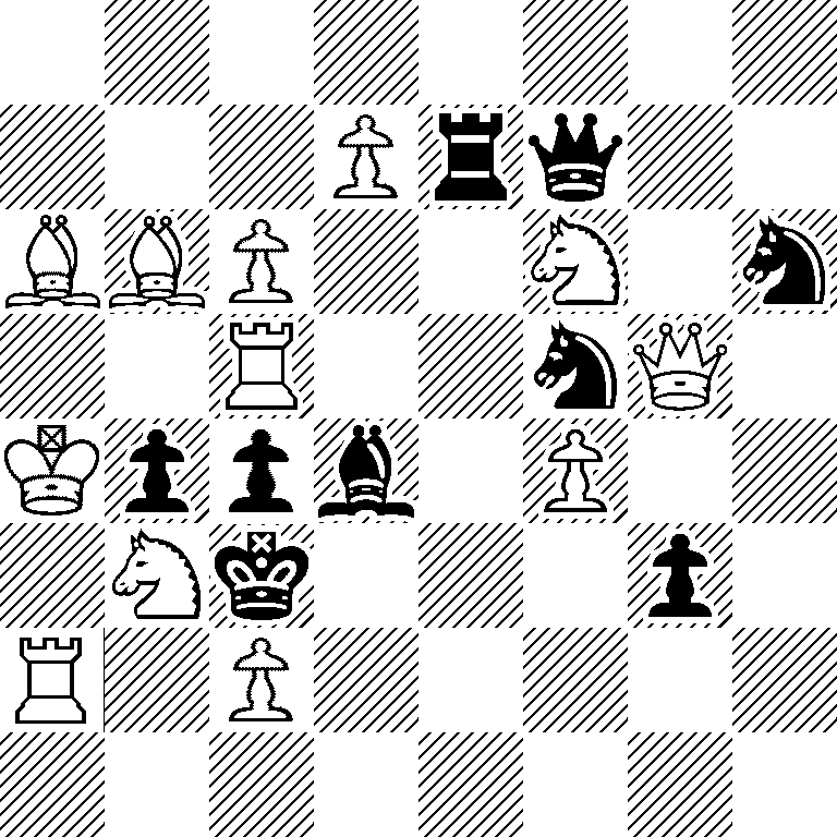 8/3Prq2/BBP2N1n/2R2nQ1/Kppb1P2/1Nk3p1/R1P5/8