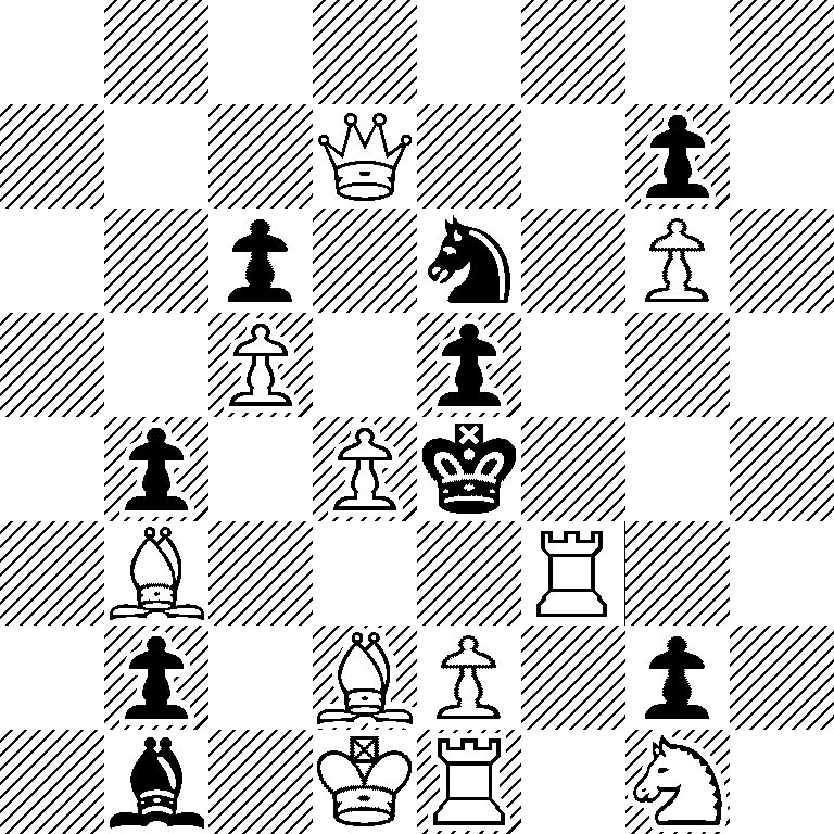 8/3Q2p1/2p1n1P1/2P1p3/1p1Pk3/1B3R2/1p1BP1p1/1b1KR1N1