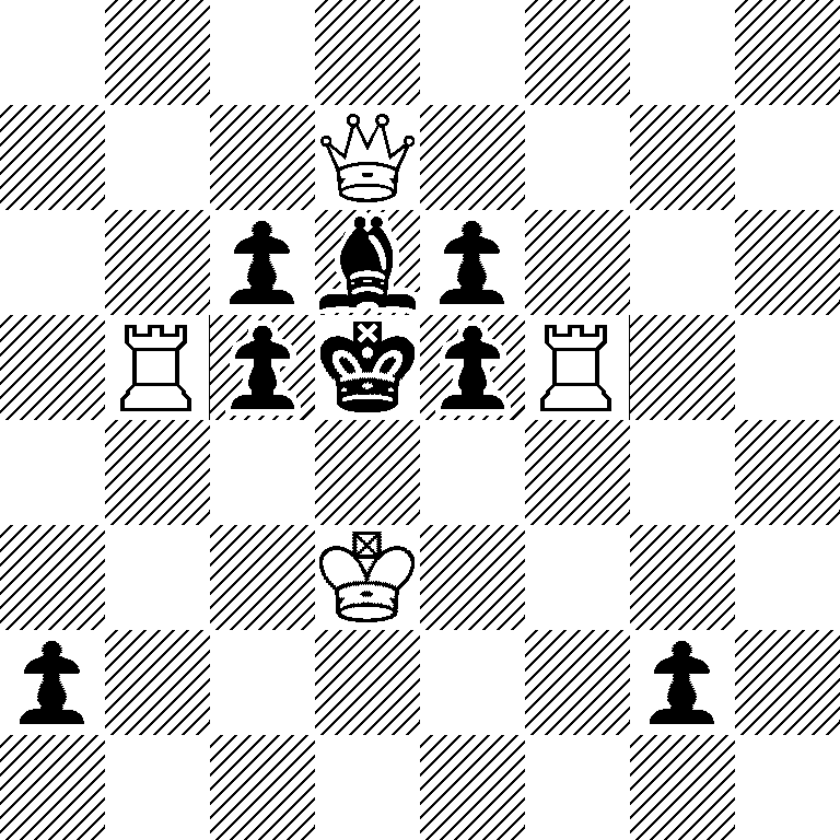 8/3Q4/2pbp3/1RpkpR2/8/3K4/p5p1/8