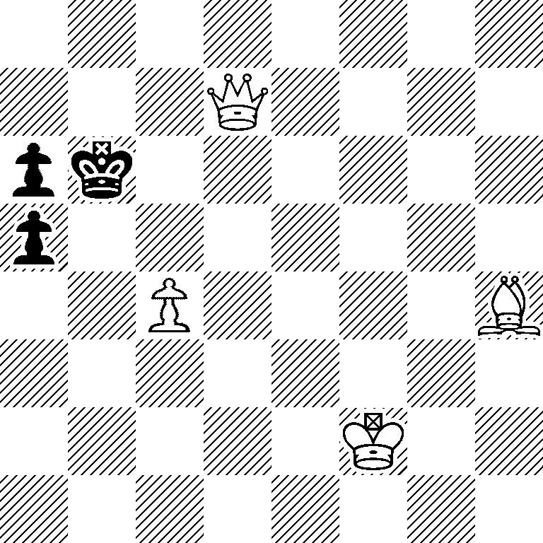 8/3Q4/pk6/p7/2P4B/8/5K2/8