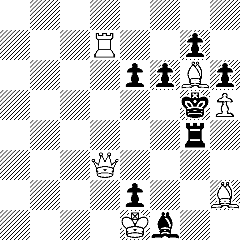 8/3R2p1/4ppBp/6kP/6r1/3Q4/4p2B/4Kb2