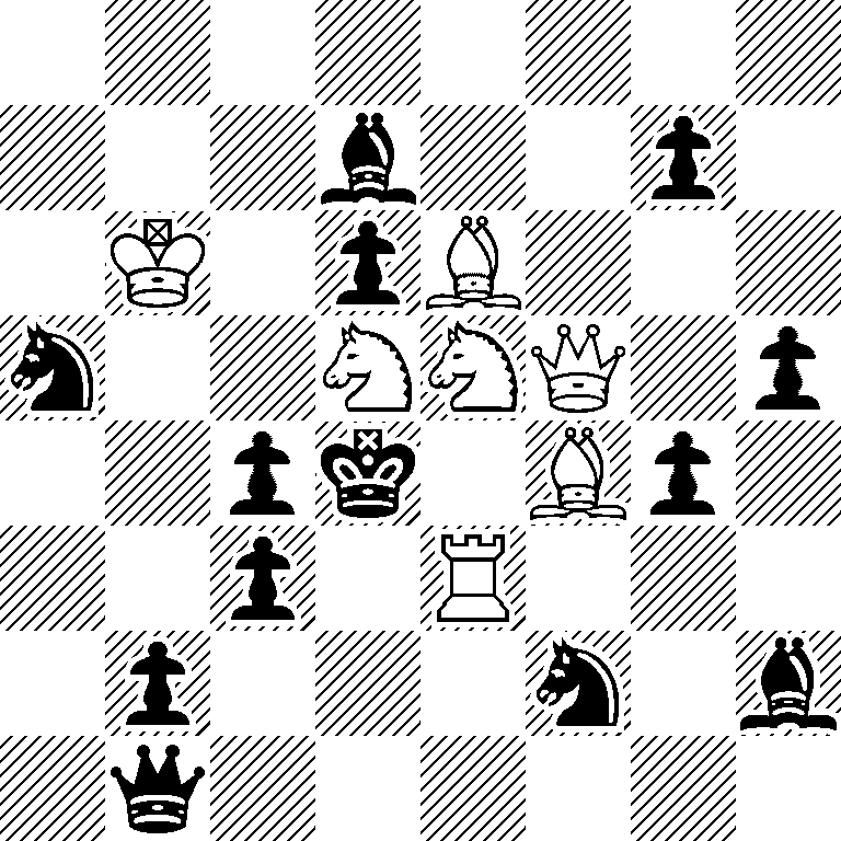 8/3b2p1/1K1pB3/n2NNQ1p/2pk1Bp1/2p1R3/1p3n1b/1q6