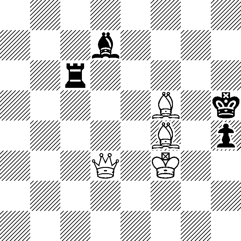 8/3b4/2r5/5B1k/5B1p/3Q1K2/8/8