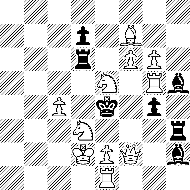8/3p1B2/3r1PP1/4N1Rb/2P1k1p1/3N3r/3KPQ1b/4R3