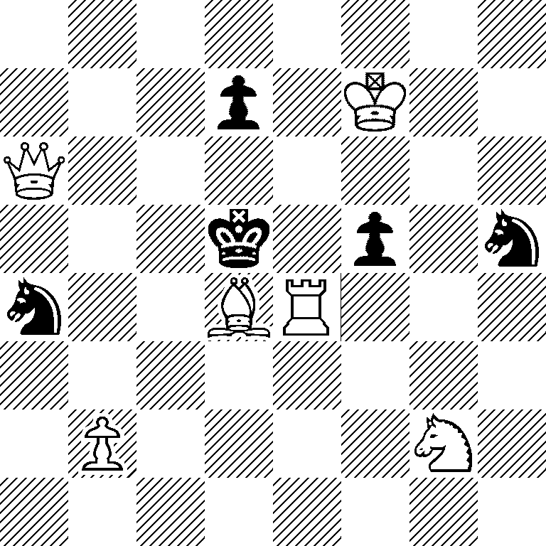 8/3p1K2/Q7/3k1p1n/n2BR3/8/1P4N1/8