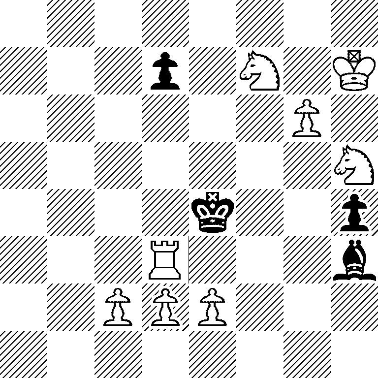 8/3p1N1K/6P1/7N/4k2p/3R3b/2PPP3/8