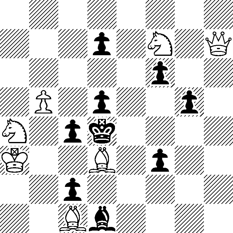 8/3p1N1Q/5p2/1P1p2p1/N1pk4/K2B1p2/2p5/2Bb4
