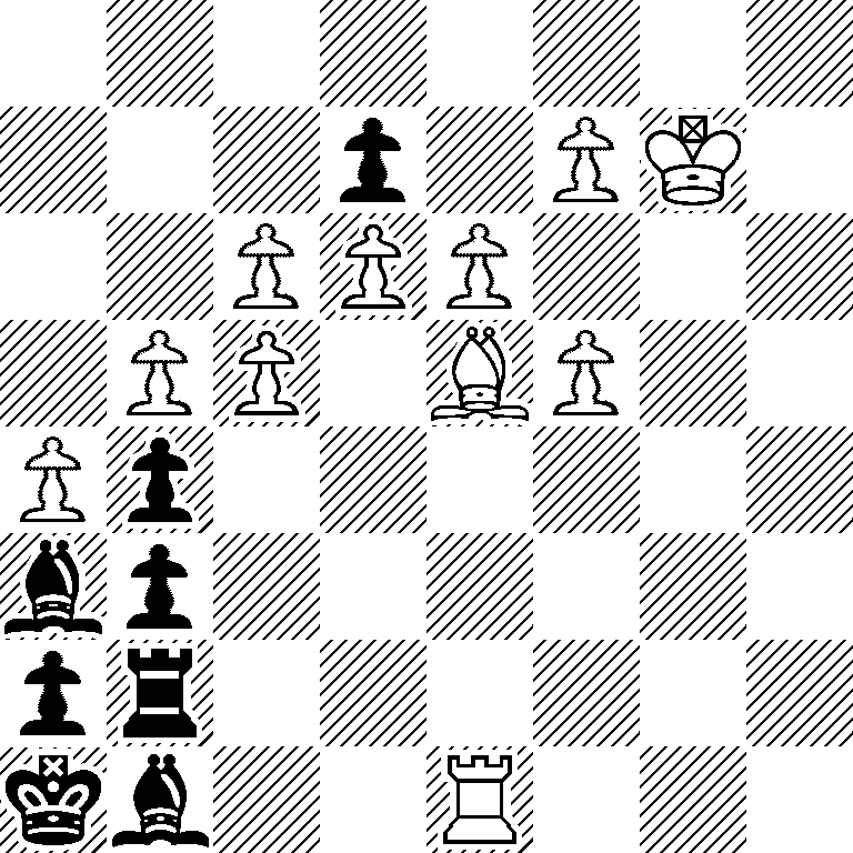8/3p1PK1/2PPP3/1PP1BP2/Pp6/bp6/pr6/kb2R3