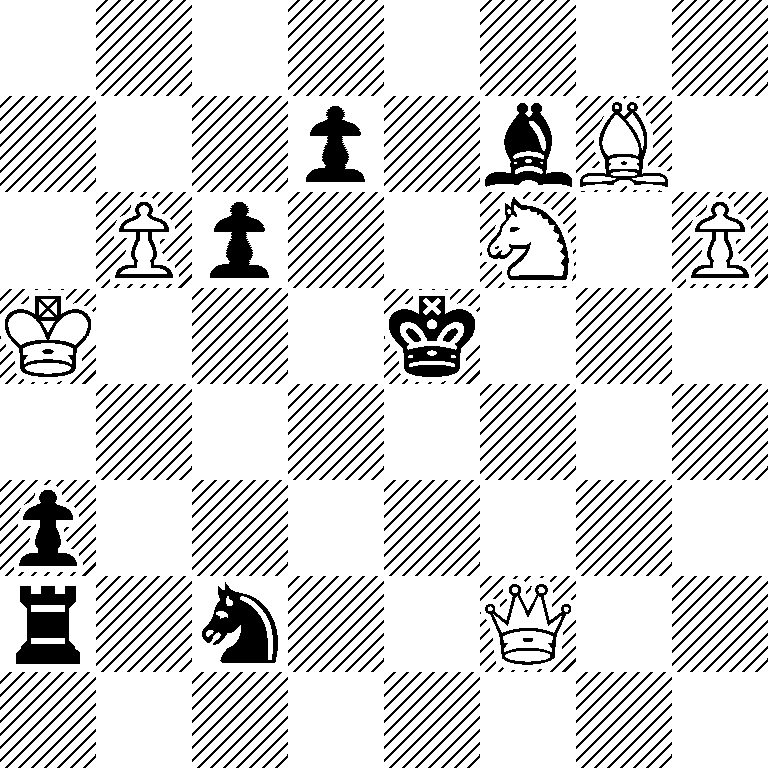 8/3p1bB1/1Pp2N1P/K3k3/8/p7/r1n2Q2/8