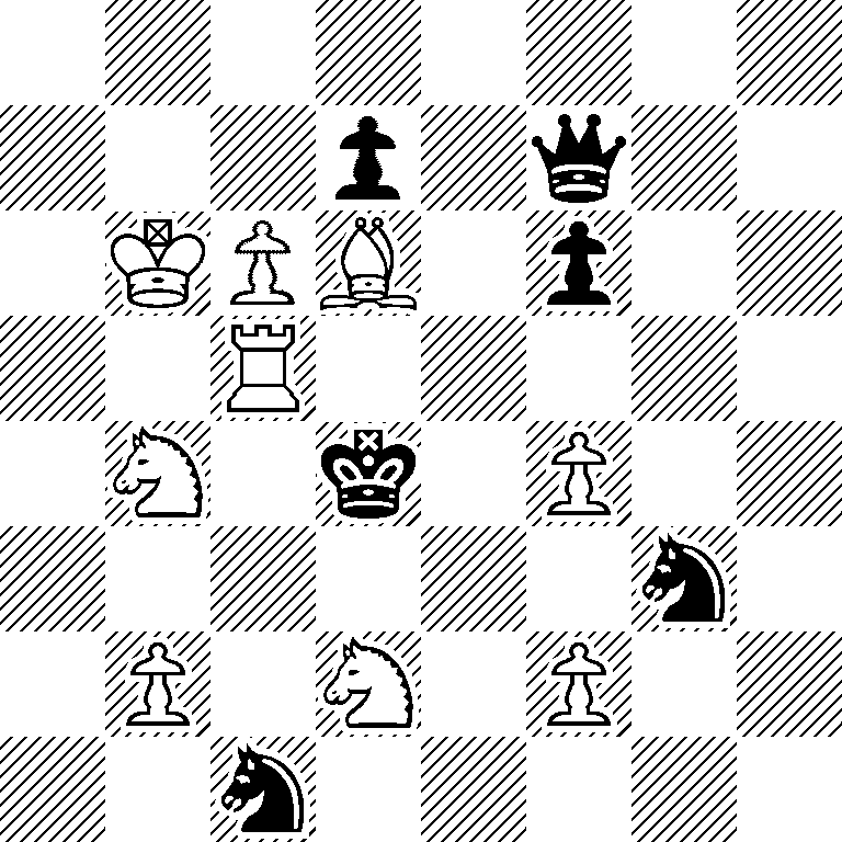 8/3p1q2/1KPB1p2/2R5/1N1k1P2/6n1/1P1N1P2/2n5