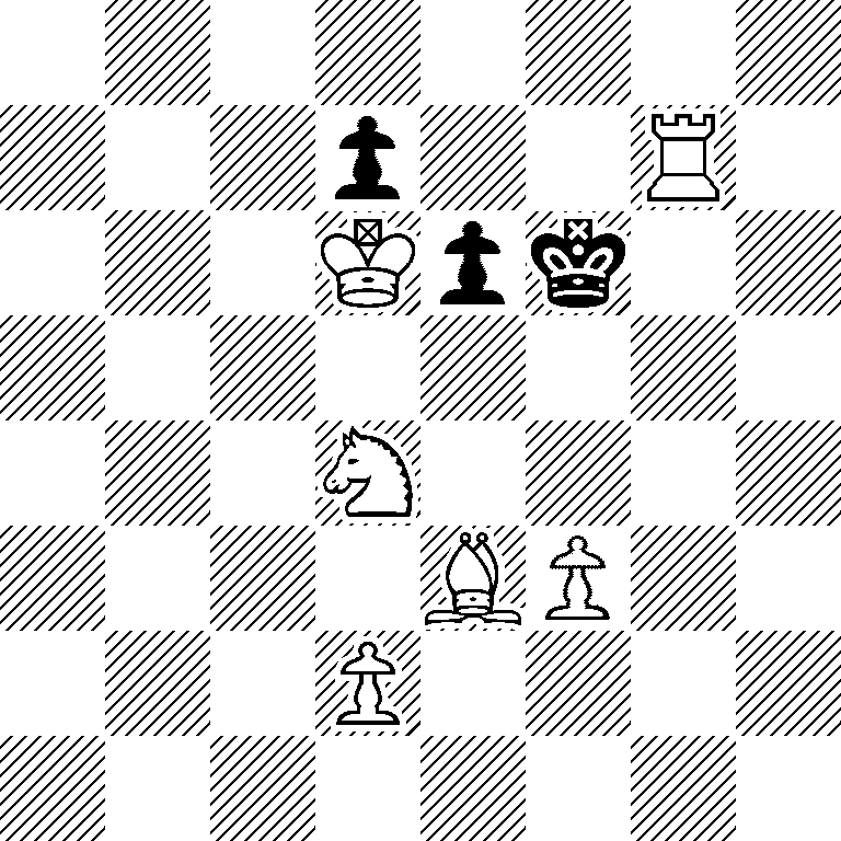 8/3p2R1/3Kpk2/8/3N4/4BP2/3P4/8