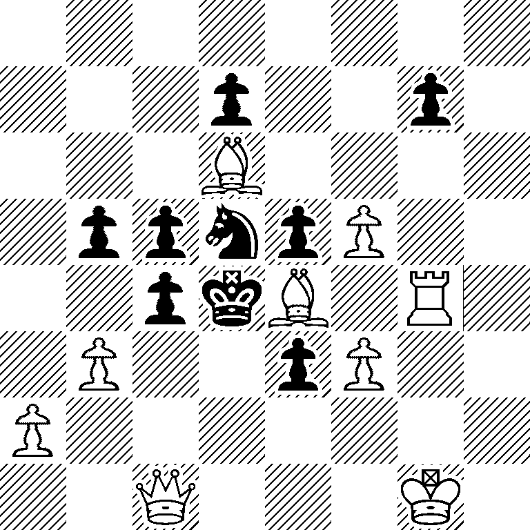8/3p2p1/3B4/1ppnpP2/2pkB1R1/1P2pP2/P7/2Q3K1