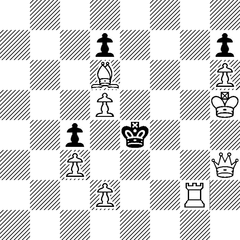 8/3p3p/3B3P/3P3K/2p1k3/2P4Q/3P2R1/8