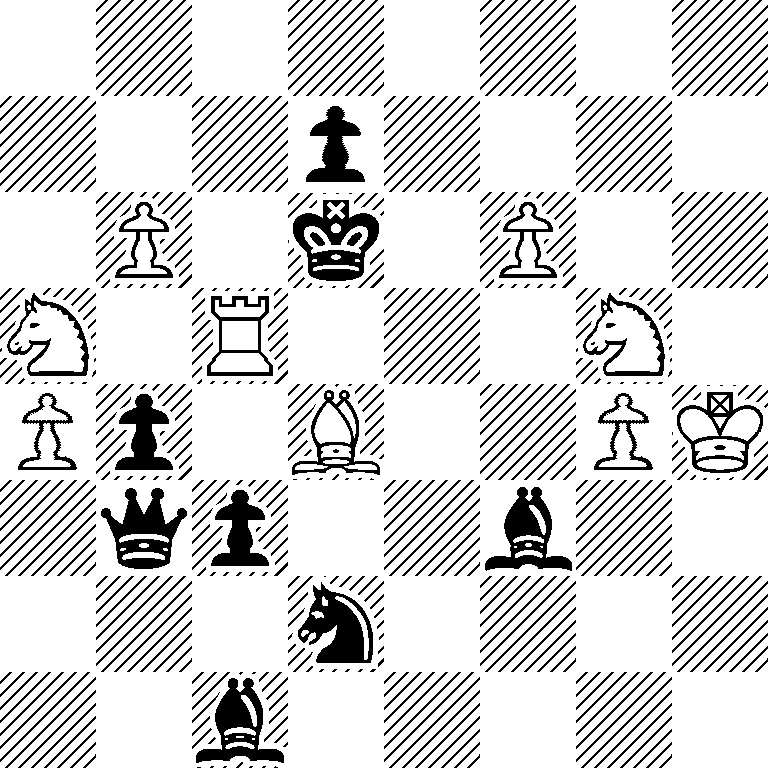 8/3p4/1P1k1P2/N1R3N1/Pp1B2PK/1qp2b2/3n4/2b5